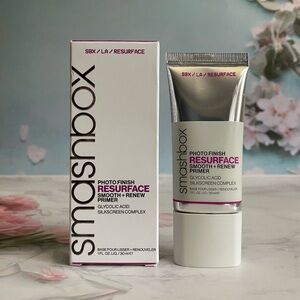 SMASHBOX PHOTO FINISH RESURFACE Smooth + Renew Face Primer 1oz/30ml, NIB Sealed